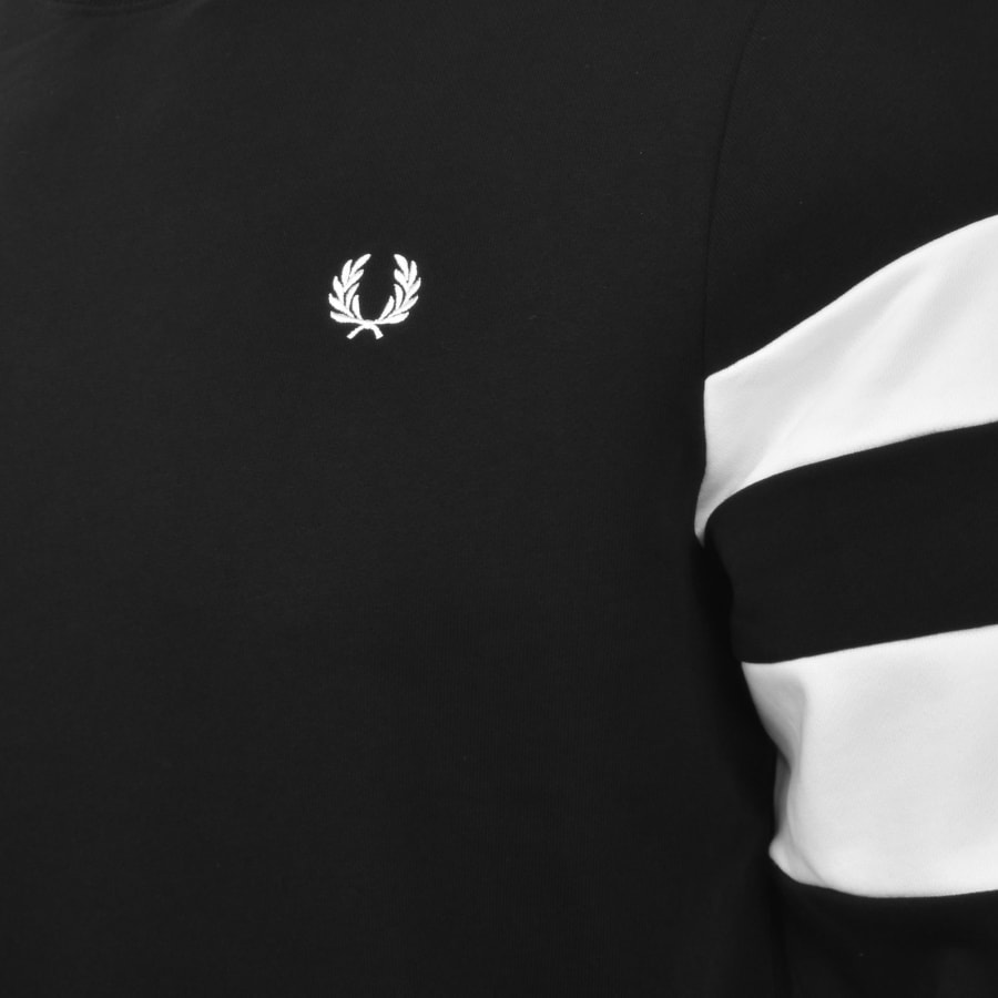 Fred Perry Crew Neck Sweatshirt Black